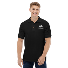 Load image into Gallery viewer, MOSS INC SHOP BlackEmbroidered Polo Shirt
