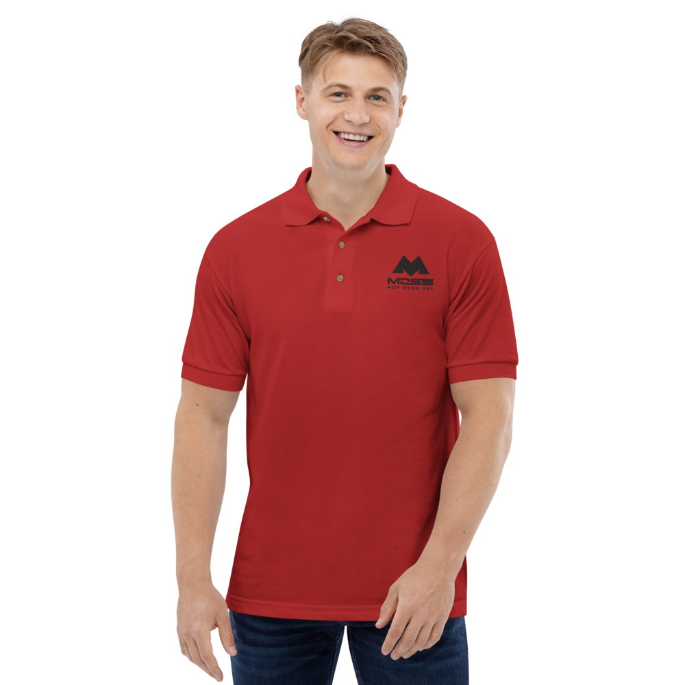 MOSS INC SHOP Embroidered Polo Shirt