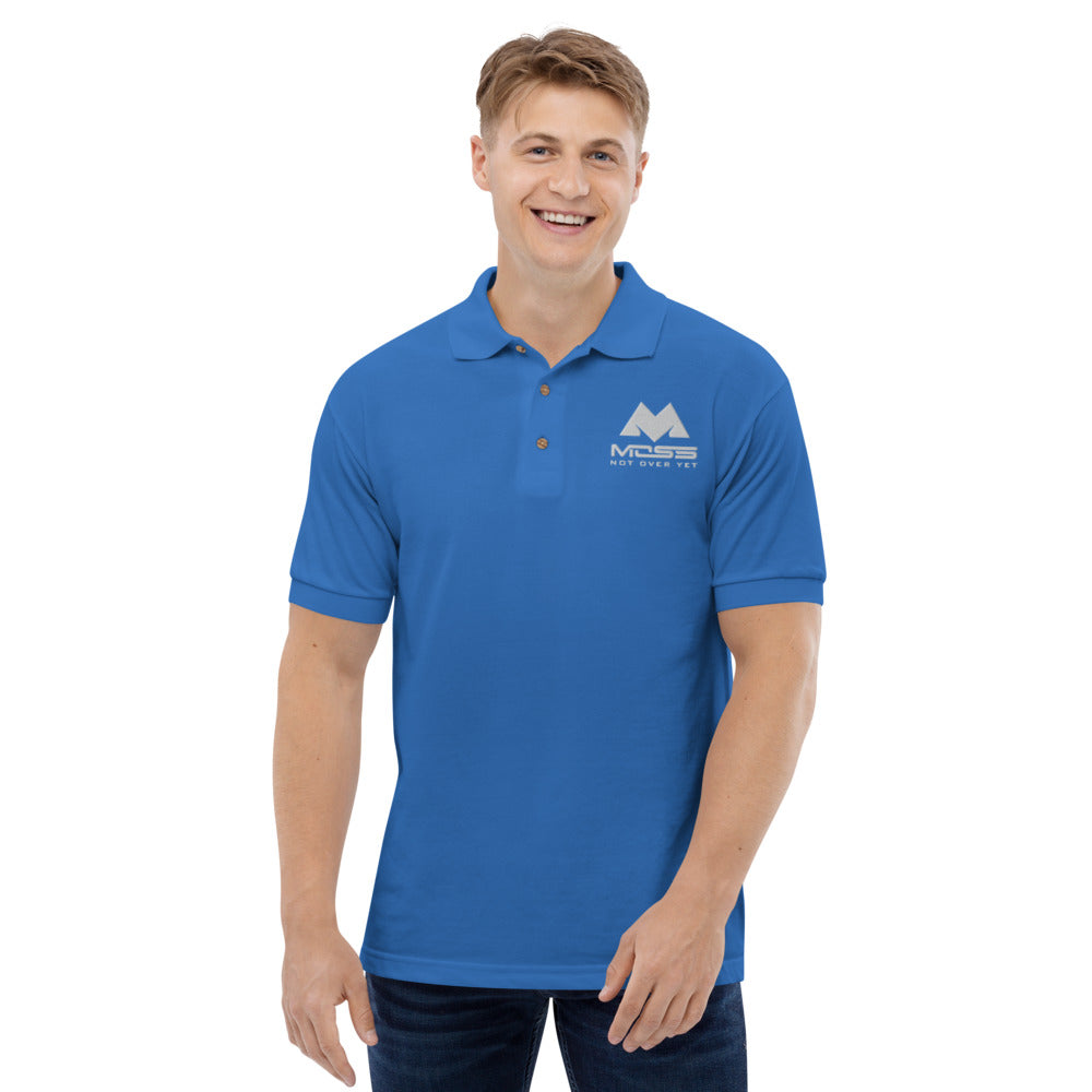 Moss Inc Shop Embroidered Polo Shirt