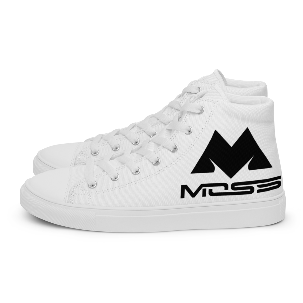 Men’s high top canvas shoes