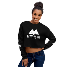 Load image into Gallery viewer, Moss Inc Shop Printed Crop Sweatshirt
