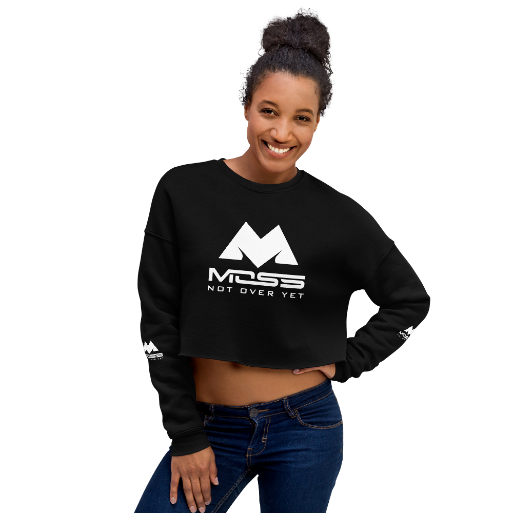 Moss Inc Shop Printed Crop Sweatshirt